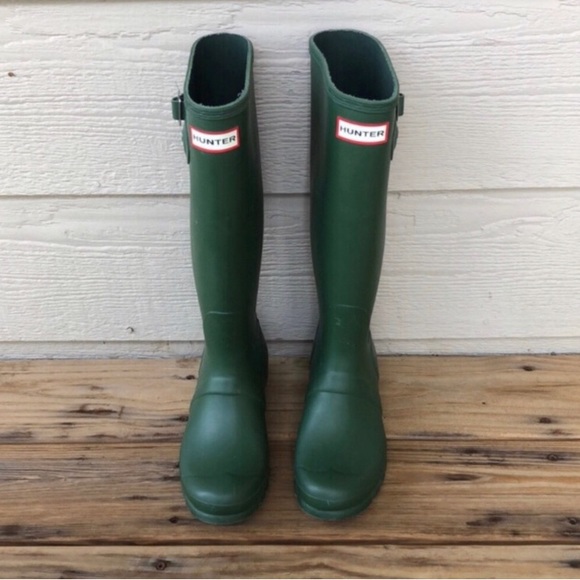 Hunter Shoes - Hunter ✨ Green Rain Boots